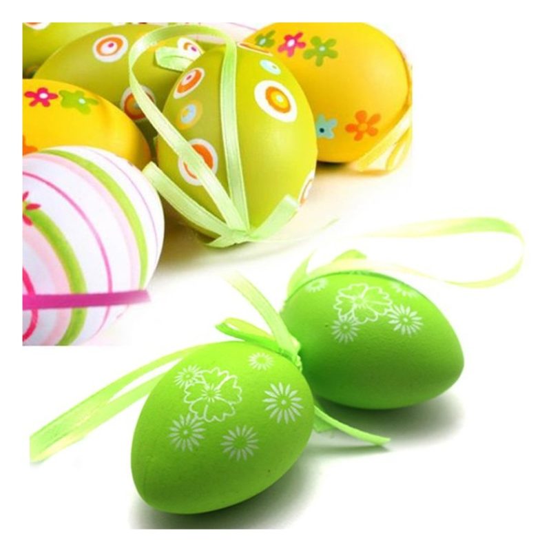 Hongu 20 Uova Di Pasqua Decorazioni da appendere Ornamenti Pasquali...