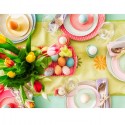 20 Uova Di Pasqua Decorazioni da appendere Ornamenti Pasquali verdi e bianche