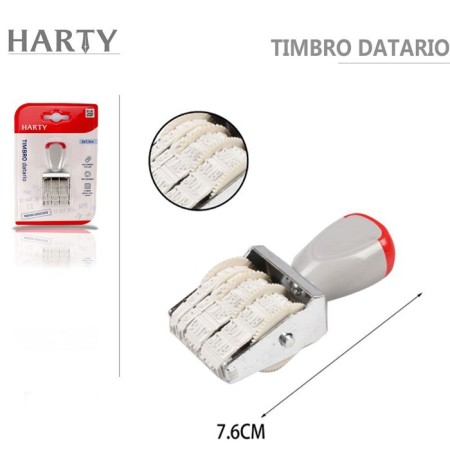 Timbro Data Datario Giorno Mese Anno Documenti Ufficio Scuola piccolo 7,5x3cm