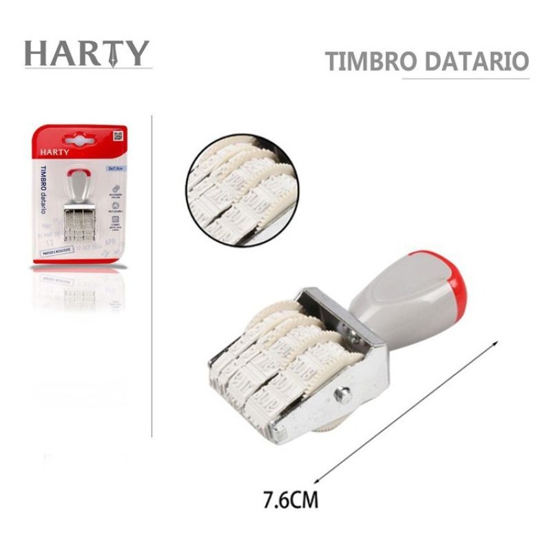 Harty Timbro Data Datario Giorno Mese Anno Documenti Ufficio Scuola...