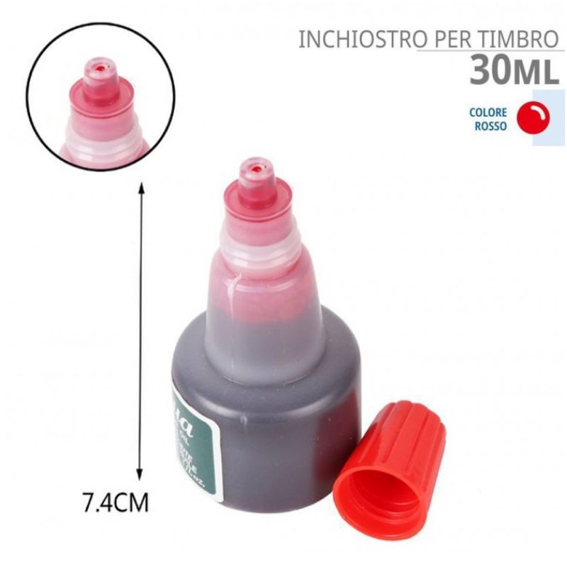 Hongu Set 12 boccette di inchiostro senza olio per timbri colore ne...