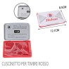 Weoffice Tampone cuscinetto spugna colore neutro nero blu rosso per...