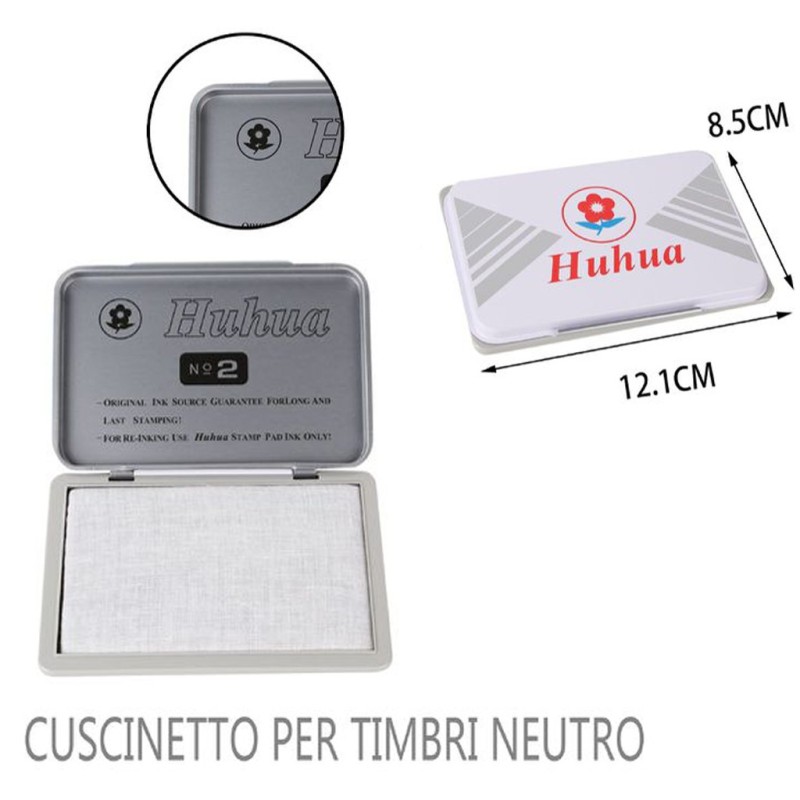 Weoffice Tampone cuscinetto spugna colore neutro nero blu rosso per...