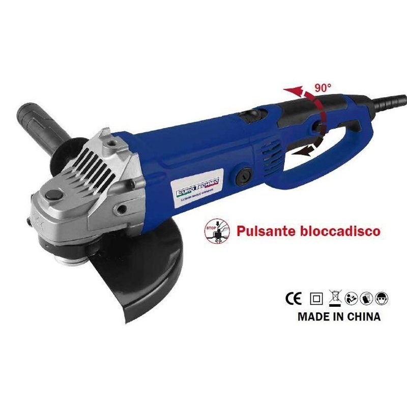 Euro Technic Smerigliatrice Angolare elettrica da 2150W dischi 230M...