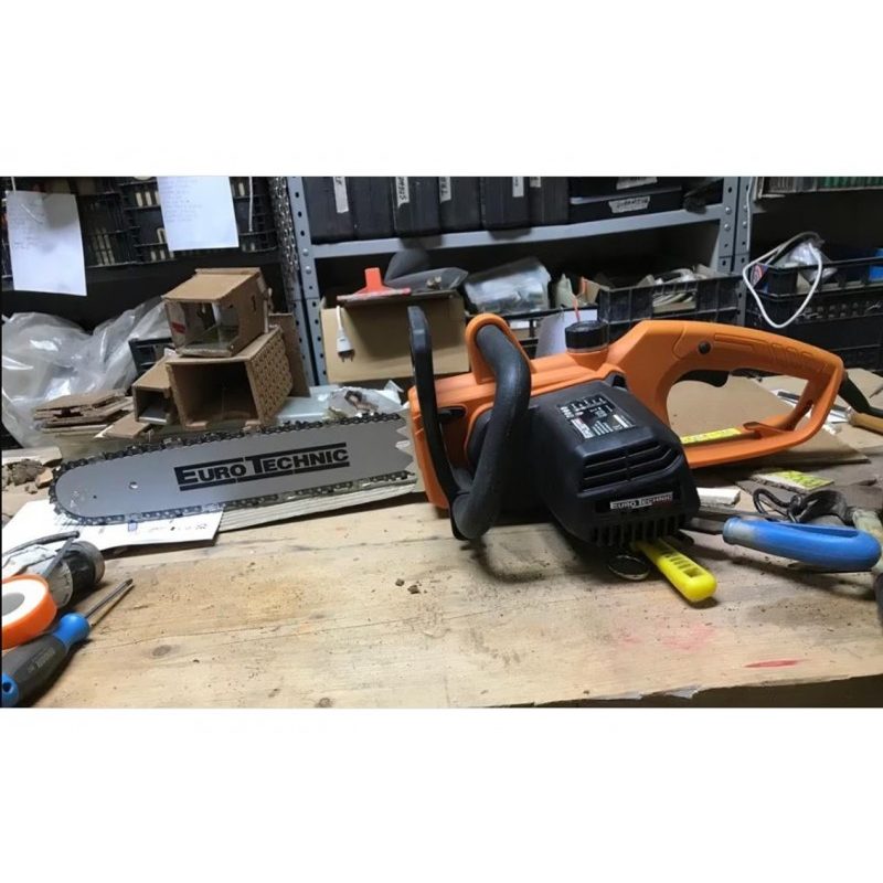 Euro Technic Motosega Elettrica 2000W Elettrosega Sega a Catena Lam...
