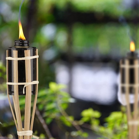 30 Stoppini ricambio per torce fiaccole da giardino lampade a olio 12 cm cotone