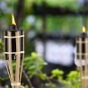 Verdelook Torcia Fiaccole da esterno ad olio in bamboo 120 cm da gi...