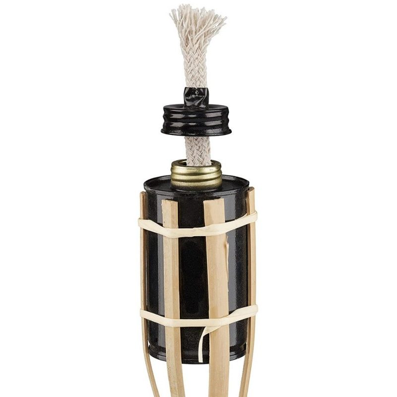 Verdelook Torcia Fiaccole da esterno ad olio in bamboo 90 cm da gia...