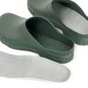 Ciabatte verdi zoccoli Chiuse Plastica Antiscivolo Giardino Orto taglie 36-46