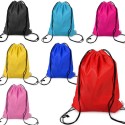 Sacca zaino con coulisse portascarpe zainetto danza sport scuola poliestere 12pz