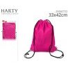 Harty Sacca zaino con coulisse portascarpe zainetto danza sport scu...