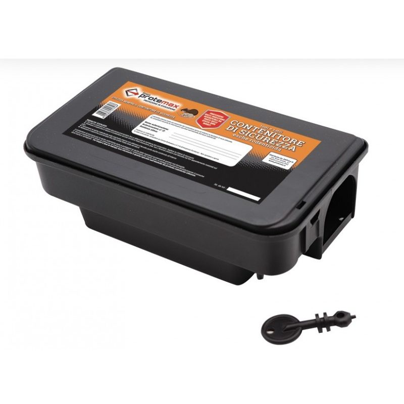 Protemax Contenitore esche topicide per topi medi grandi dispenser ...
