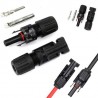 Hongu 4pz Connettori 30A 2 coppie Maschio Femmina per Pannelli Sola...
