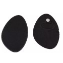 Coppia Inserti Push Up Coppe in Poliestere Per Aumentare il Volume del Seno nero