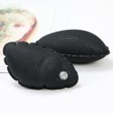 Coppia Inserti Push Up Coppe in Poliestere Per Aumentare il Volume del Seno nero