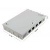 Hongu Alimentatore stabilizzato 12V 15A 9 uscite canali box quadro ...