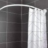 WeHome Bastone per tenda doccia curvo universale 90x90cm con asta a...