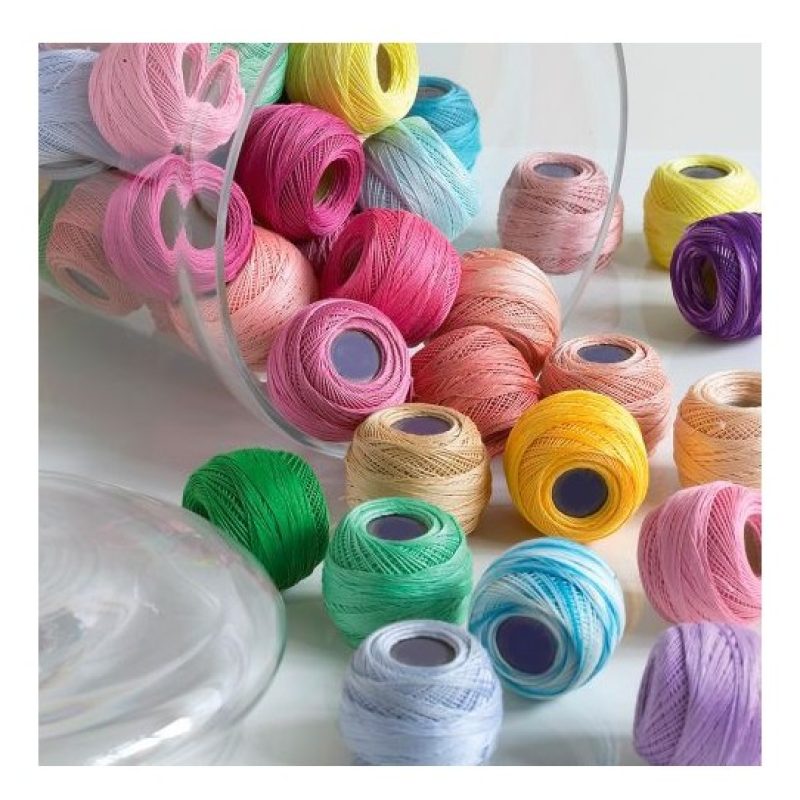 WeHome Gomitolo puro cotone 100% filo colorato da 42 pezzi 5 g unci...