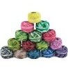 WeHome Gomitolo puro cotone 100% filo colorato da 42 pezzi 5g uncin...