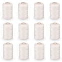 Filo da cucire filato per macchina poliestere 100% resistente cucito 12pz x 750m