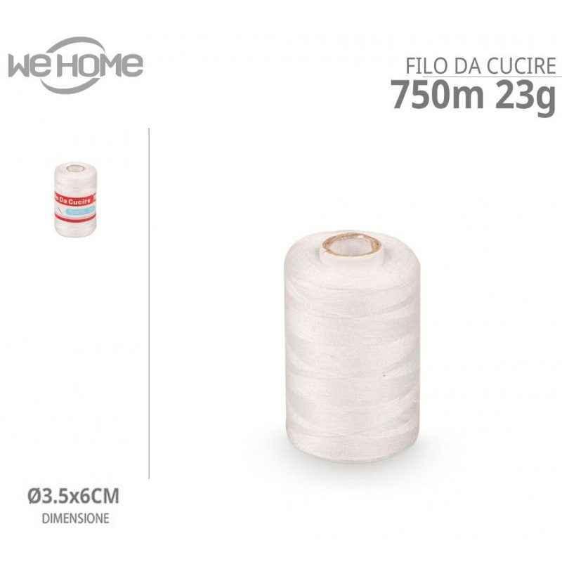 WeHome Filo da cucire filato per macchina poliestere 100% resistent...