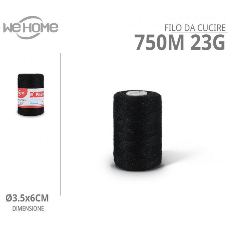 WeHome Filo da cucire filato per macchina poliestere 100% resistent...