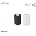 Filo da cucire filato per macchina poliestere 100% resistente nero e bianco 12pz