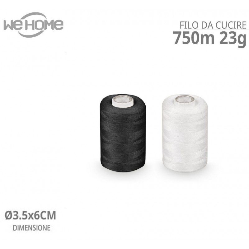 WeHome Filo da cucire filato per macchina poliestere 100% resistent...
