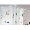 WeHome Bastone tubo per tenda doccia vasca 3 lati bianco 80x80x80cm...