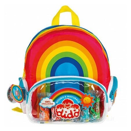 Fila Dido Zaino Arcobaleno Zainetto on 700g di Didò e gli attrezzini bambini