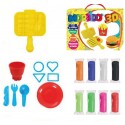 Confezione Plastilna Pasta da Modellare Fast Food con Accessori 8pz plastichina