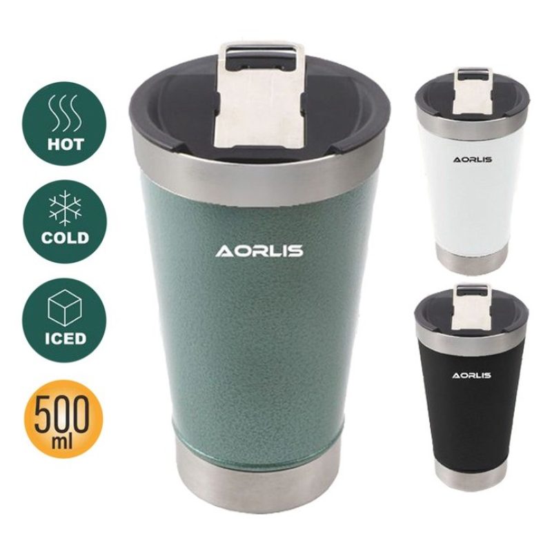 Aorlis Bottiglia Borraccia Termica Thermos da 500ml bevande calde f...