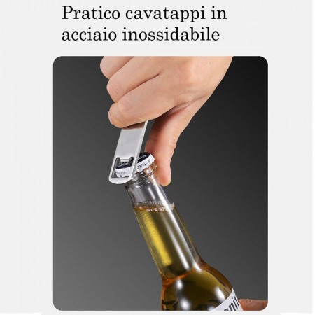 Bottiglia Borraccia Termica Thermos da 500ml bevande calde fredde acciaio inox