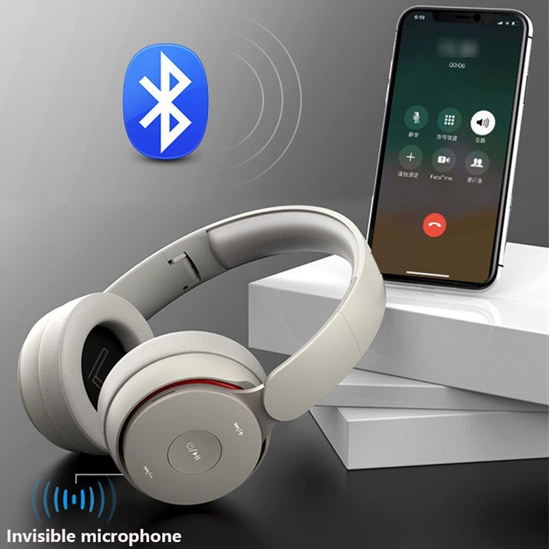 Unico Cuffie Bluetooth 5.1 Wireless pieghevoli stereo Smartphone Pc...