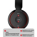 Cuffie Bluetooth 5.1 Wireless pieghevoli stereo Smartphone Pc microfono cuffia