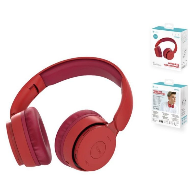 Unico Cuffie Bluetooth 5.1 Wireless pieghevoli stereo Smartphone Pc...