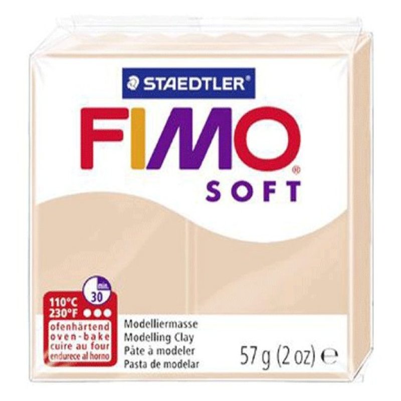 Staedtler 6x Panetto pasta modellabile 57g FIMO forno argilla color...