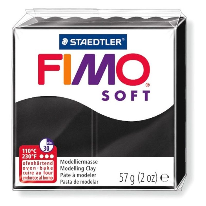 Staedtler 6x Panetto pasta modellabile 57g FIMO forno argilla color...