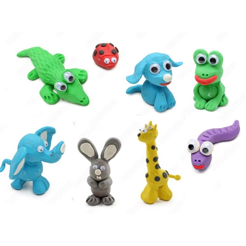 E.O.L. Mini secchiello Plastilina Pasta morbida da Modellare da 14P...