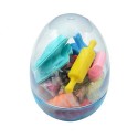 Contenitore Plastilina Pasta da Modellare uovo da 24PZ con accessori per bambini