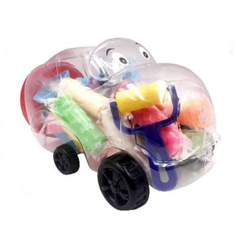 Confezione Plastilina Pasta da Modellare auto da 20PZ con accessori per bambini