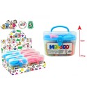Confezione Plastilina Pasta da Modellare bauletto da 24PZ con 9 formine bambini