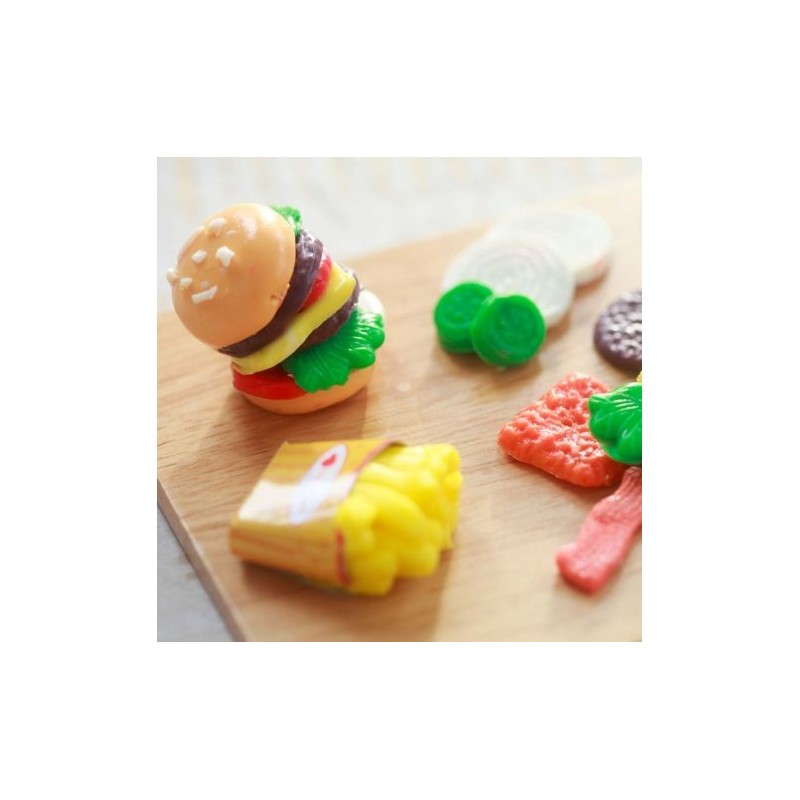 Shinybox Formine Plastilina 3 In 1 - 74 Pezzi Con Macchina Hamburger, Gelato, Pasta E 24 Colori, Gioco Creativo Per Bambini