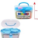 Confezione Plastilina Pasta da Modellare bauletto da 24PZ con 9 formine bambini