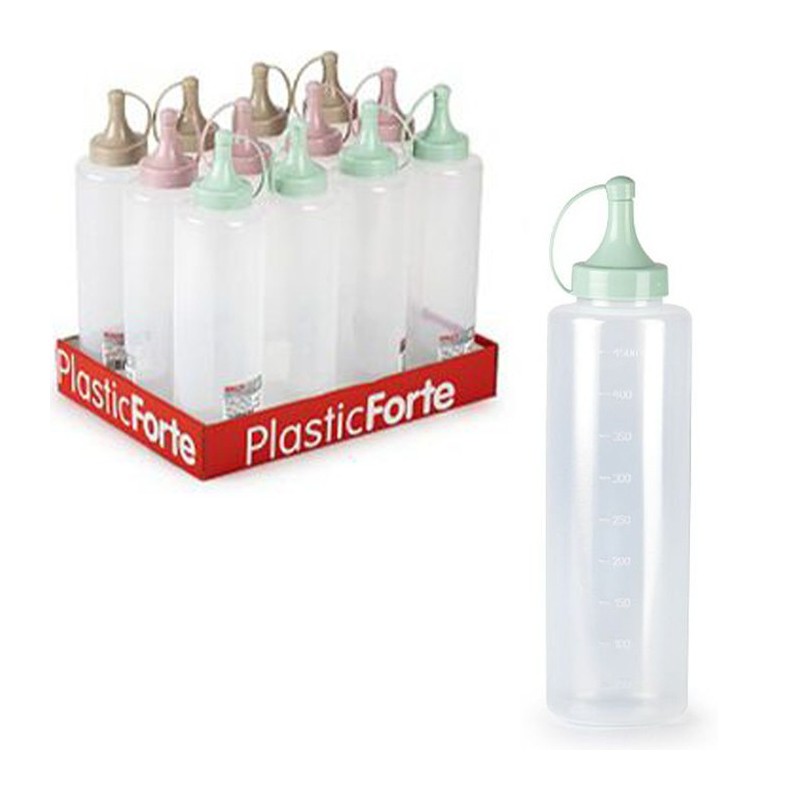 Dispenser in Plastica Olio Maionese Ketchup Aceto Dosaolio tappo Dosatore 12pz
