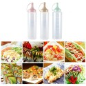 Dispenser in Plastica Olio Maionese Ketchup Aceto Dosaolio tappo Dosatore 12pz
