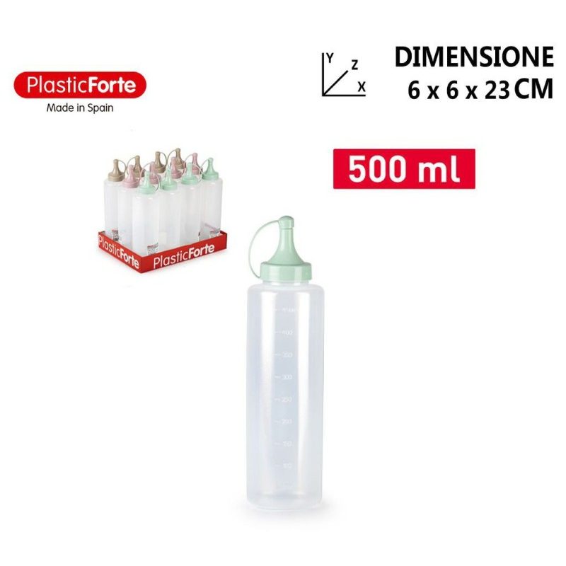 Plastic Forte Dispenser in Plastica Olio Maionese Ketchup Aceto Dos...
