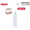 Plastic Forte Dispenser in Plastica Olio Maionese Ketchup Aceto Dos...