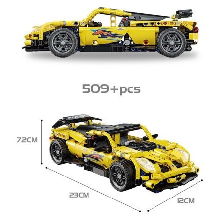 Modellino da Costruire 509+ Pezzi Auto Sportiva Koenigsegg mattonci...