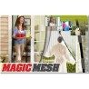ZANZARIERA TENDA CHIUSURA MAGNETICA MAGIC MESH PORTE BALCONE 210x100 REGOLABILE